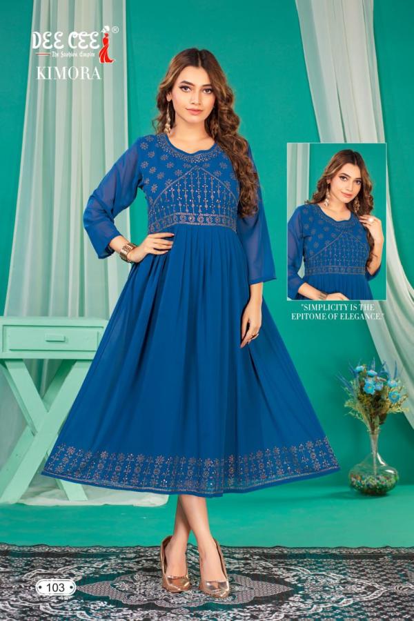 Deecee Kimora Designer Georgette Kurti Collection